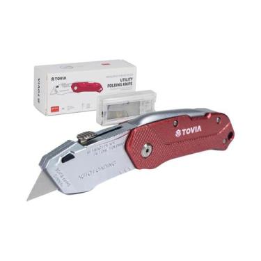 Imagem de Canivete Utilitário Dobrável Com Troca Rápida E 5 Lâminas Extras Para 