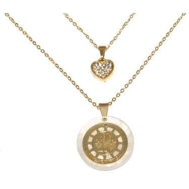 Imagem de Colar Cordão Duplo Profissão Economia Folheado 18k - Milena Folheados