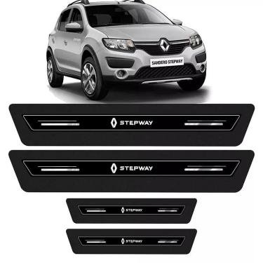 Imagem de Soleira De Porta Sandero Stepway Preto Platinum 8 Peças