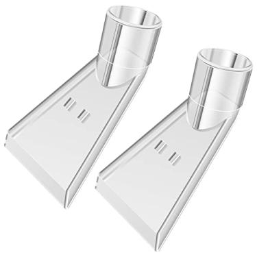 Imagem de 2 peças de ferramenta de fixação de extrator de aspirador de pó portátil aspirador de pó bocal de extração de cabeça de escova à prova de estilhaçamento de sofá bocal de limpeza de carpete peças