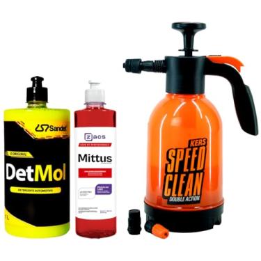 Imagem de Kit Lavagem Espuma Mittus Detmol Vonixx Kers All In One