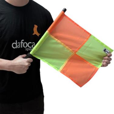 Imagem de Par de Bandeirinhas Para Arbitragem Árbitro Auxiliar Futebol Dafoca Sp