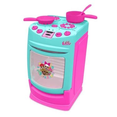Imagem de Fogão p/ Cozinha Infantil Lol Surprise c/ Acessórios Xalingo - Xalingo