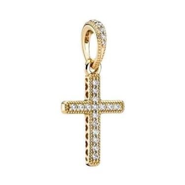 Imagem de Pulseira Feminina De Prata 925 Banhada a Ouro Com Berloques De Coelho,