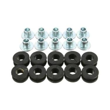 Imagem de Kit De Borrachas De Proteção Para Carenagem De Motocicleta 10 Peças Pa