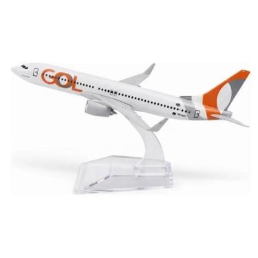 Imagem de Gol Boeing 737 Miniatura Avião Aeronave Comercial