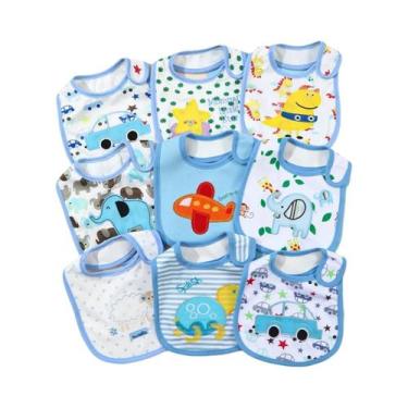 Imagem de Conjunto De Babadores Impermeáveis para Bebês, Meninos E Meninas, 5 Pe