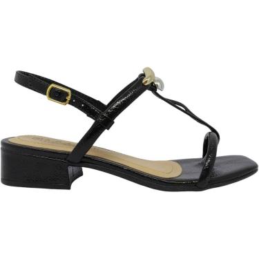 Imagem de Sandália Feminina Casual Dia a Dia Passeio Trabalho Salto Baixo Ultra Conforto Ramarim 2548210