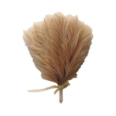 Imagem de Plantas Artificiais De Grama Pampas (10 Peças) Para Decoração De Casa,