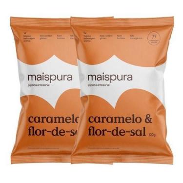 Imagem de 2x Pipoca Mais Pura Caramelo E Flor De Sal 100g