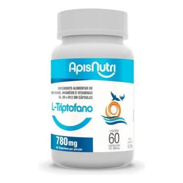 Imagem de L Triptofano 780mg 60 Cápsulas - Apisnutri