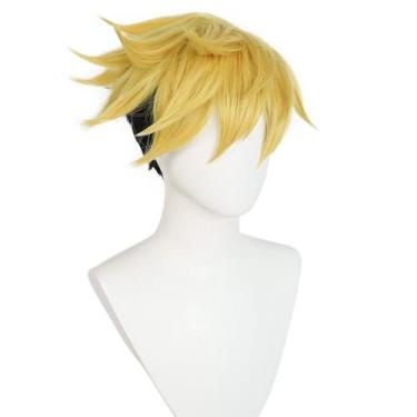 Imagem de Peruca de cosplay Trigun Stampedes Vash's Stampedes para cabelo sintét