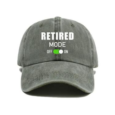 Imagem de Boné de beisebol lavado em algodão RETIRED MO para adulto - Yiweisai