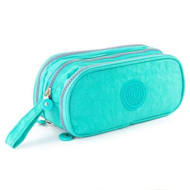 Imagem de Estojo Escolar Organizador Bolsinha Lapis Caneta Brush Pen - Hxt, Verd