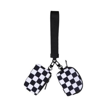 Imagem de Carteira Mini Feminina Com Zíper E Chaveiro 2 Peças, Porta-Moedas Port