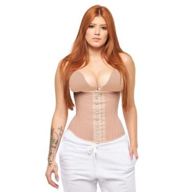 Imagem de Cinta Modeladora Feminina Slim Fitness - E2 - Wooks, G, Creme