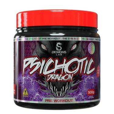 Imagem de Pre Treino Psichotic Dragon Fruit Punch 500g - Demons Lab-Unissex