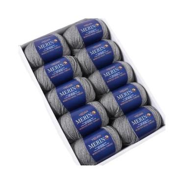 Imagem de Fio De Lã Fina De 500g Para Tricô Artesanal DIY, Moda De Outono E Inve