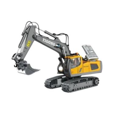 Imagem de Escavadeira De Controle Remoto Para Crianças, Brinquedo Bulldozer 2.4G