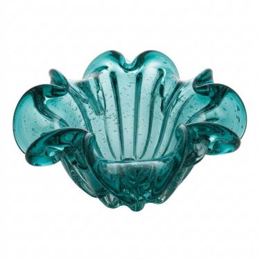 Imagem de Centro de Mesa Decorativo de Vidro Murano Italy Tiffany 21x10cm Wolff