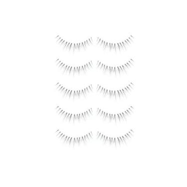 Imagem de Cílios Postiços Realistas Para Mulheres, Estilo Manga, 5 Pares, Fibra 