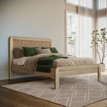 Imagem de Cama Queen Madeira Maciça 3309U Nest Tauari Finestra