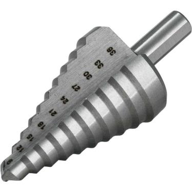 Imagem de Broca De Aço Rápido, Escalonada, 9 Mm A 36 Mm, Vonder