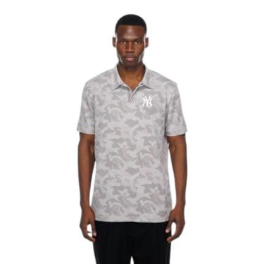 Imagem de Camisa Polo New Era Masculino Cinza-Masculino