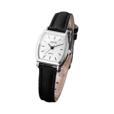 Imagem de Relógio feminino moda pequena árabe relógios de quartzo pulseira de co