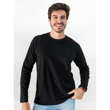 Imagem de Camiseta Masculina Manga Longa Suedine Premium Toque Macio Anticorpus-Masculino