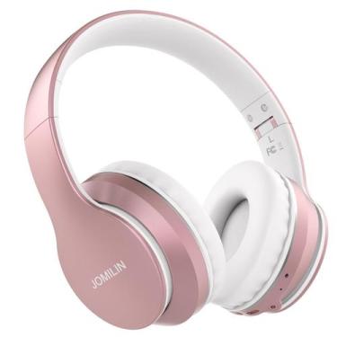 Imagem de Fones de ouvido Bluetooth JOMILIN B9 Over-Ear 60H Playtime Rose Gold