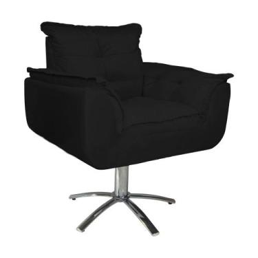 Imagem de Combo 2 Poltronas Para Escritório Com Base Giratória de Metal Opala Su