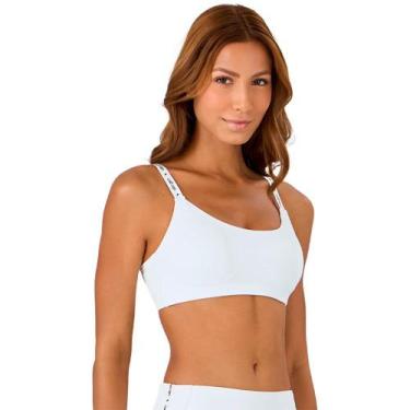Imagem de Top Alto Giro Personalizado Feminino, Branco, M