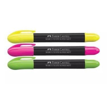Imagem de Marca Texto Supersoft Gel Rosa - Faber-Castell, Rosa