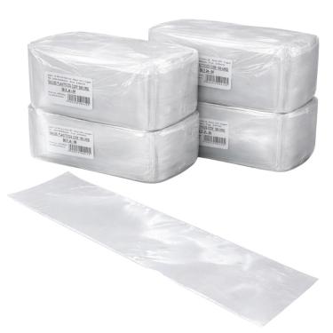 Imagem de Saquinho Para Gelinho 6x30cm 1600 Unid Plástico Transparente Pebd Saco De Sacolé Gourmet