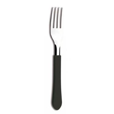 Imagem de Kit 12 Garfo De Mesa Tramontina Leme Inox Preto