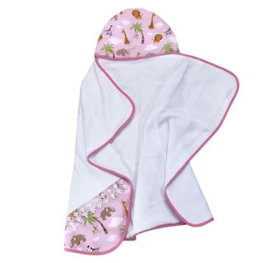 Imagem de Toalha de Banho Infantil Toalha de Banho para bebê Toalha com capuz fo