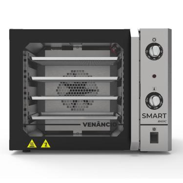 Imagem de Forno Convector de Bancada Elétrico Metalúrgica Venâncio FCSB4E-PRIN 55L Inox Smart Bas...