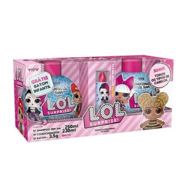 Imagem de Kit Infantil Lol Suave Shampoo 250ml + Condicionador 230ml Grátis Bato