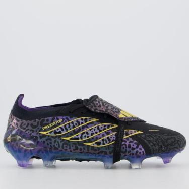 Imagem de Chuteira Adidas Predator Elite FG LIN Campo Roxa, 43