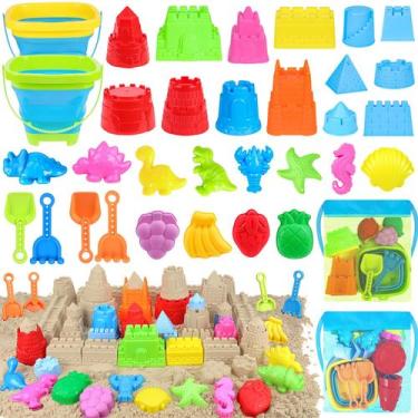 Imagem de Conjunto de brinquedos de praia RACPNEL, areia dobrável para crianças 