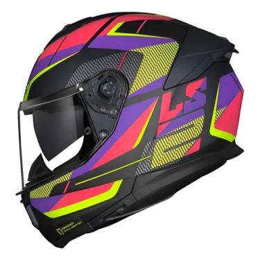 Imagem de Capacete Ls2 Stream 2 Ff808 Road Fosco Preto Rosa, 56
