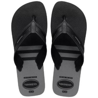 Imagem de Chinelo Masculino Havaianas City Basic Preto, 37/3, Preto