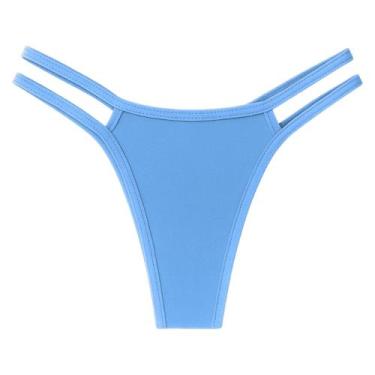 Imagem de Kit c/7 Unidades de Calcinha Fio Dental Lingerie Sexy Sensual Empina e