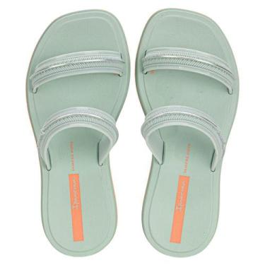 Imagem de Chinelo infantil slide glow ipanema 27401, Verde, 30