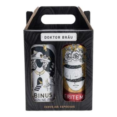 Imagem de Kit Cervejas Especiais Doktor Brau Albinus e Eritema 473ml