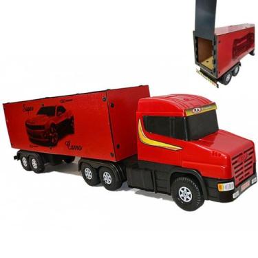 Imagem de Caminhao Gigante Infantil Madeira Presente Criativo - GBGSTORE