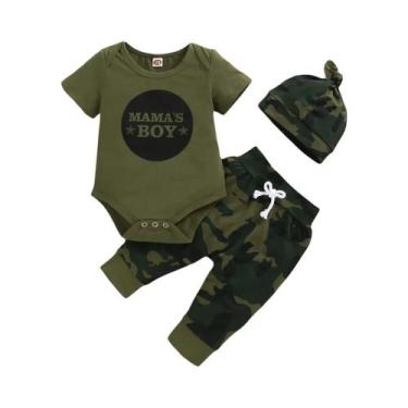 Imagem de Conjunto De Roupa De Verão Para Bebês Recém-nascidos, 0-18 Meses, Mang