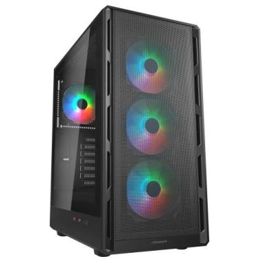 Imagem de Gabinete Cougar Airface Pure Rgb Atx Mid Tower Lateral De Vidro Temper
