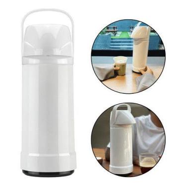 Imagem de Garrafa Térmica Bule Glt Pressão Chá Café 1l Invicta Cor -, Branco